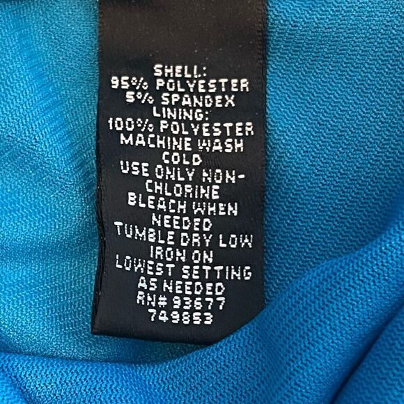 🎄Nicole by Nicole Miller Butterfly Pattern Knee Length Sheath Dress - Picture 8 of 10